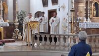 20200705 Albersd&ouml;rfer Alois 60 Jahre Priester Messe in Kulmain 004