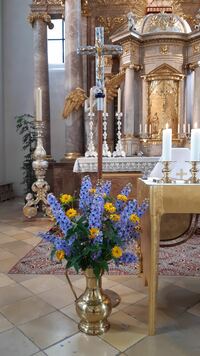 20200705 Albersd&ouml;rfer Alois 60 Jahre Priester Messe in Kulmain 039